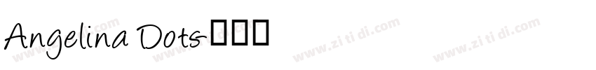 Angelina Dots字体转换